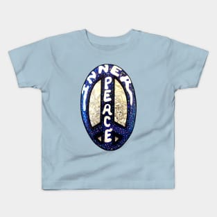 Galactic Inner Peace Sign Kids T-Shirt